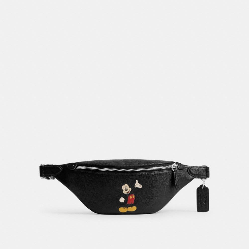 Disney X Coach Charter Belt Bag 7 With Mickey Mouse