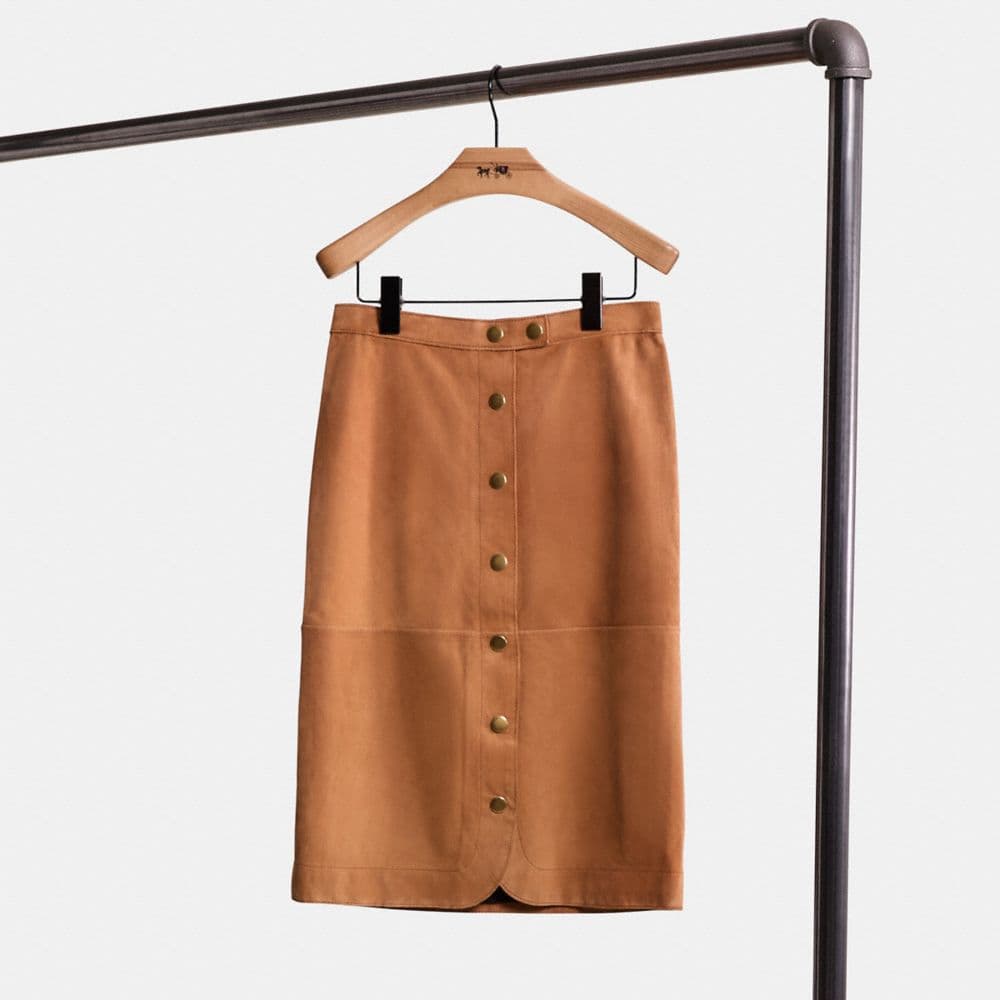 Restored Suede Skirt