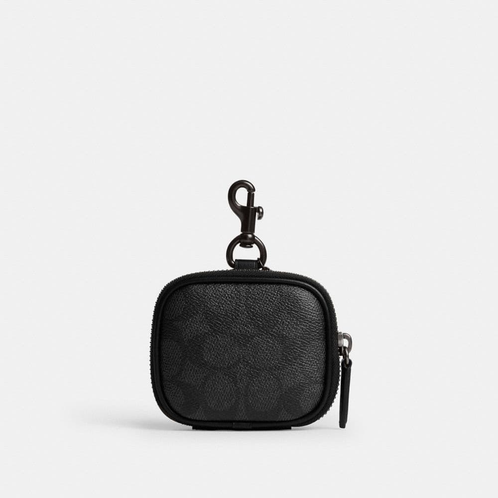 Clip On Pouch In Signature Canvas
