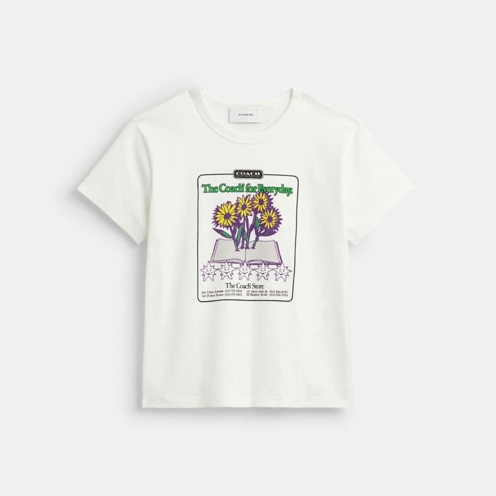 Floral Collage T-Shirt In Organic Cotton