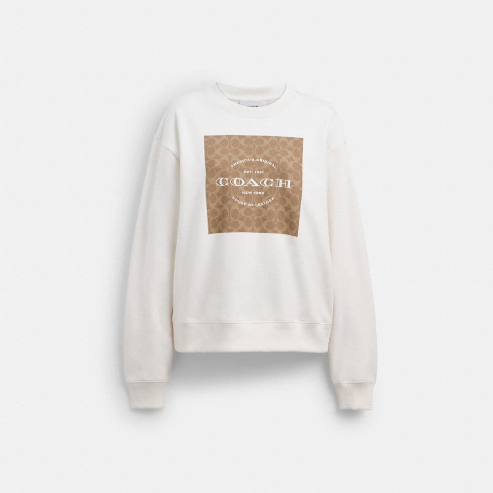 Signature Square Crewneck Sweatshirt
