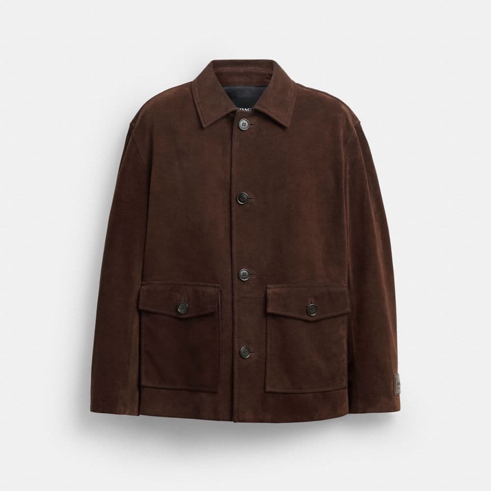 Suede Shirt Jacket
