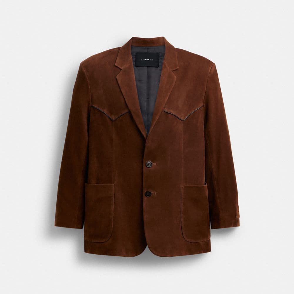 Suede Western Blazer