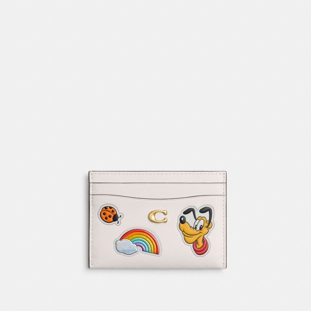 Disney X Coach Essential Card Case With Pluto