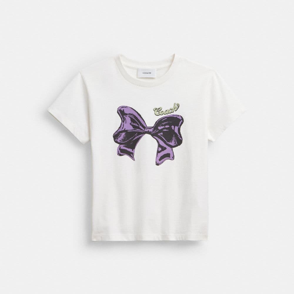 Bow T-Shirt In Organic Cotton