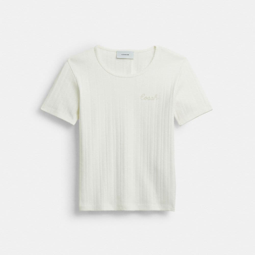 Pointelle T-Shirt