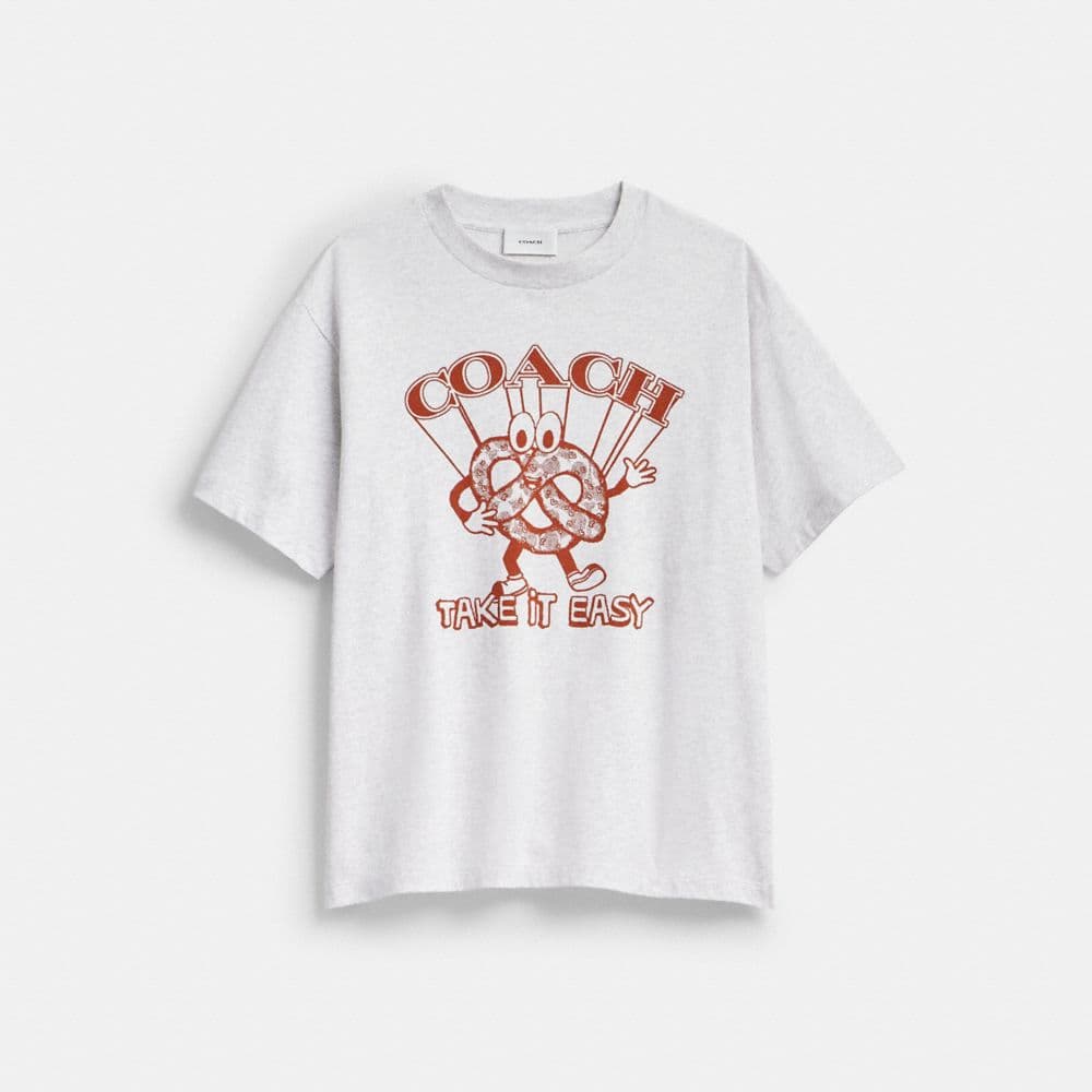 Pretzel Relaxed T-Shirt In Organic Cotton