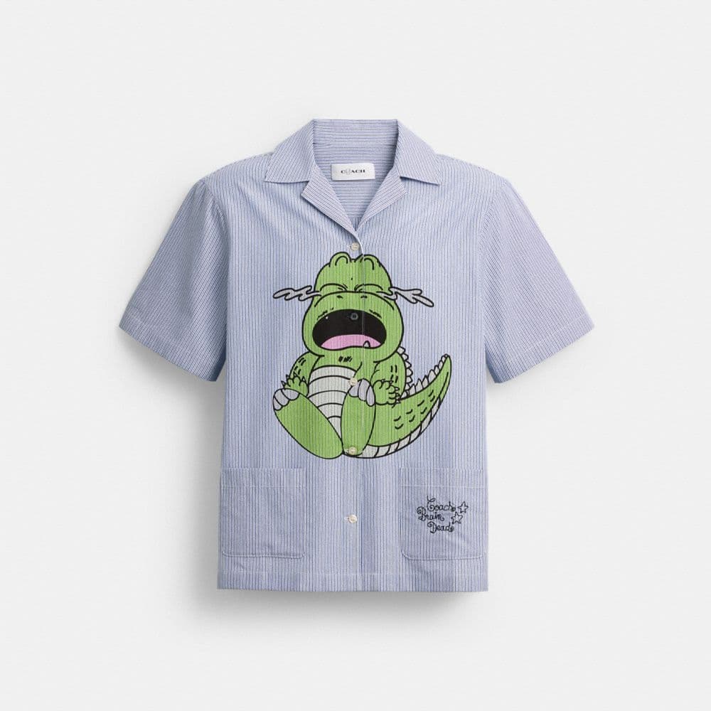 Coach | Brain Dead Darby Dino Short Sleeve Button Up Shirt