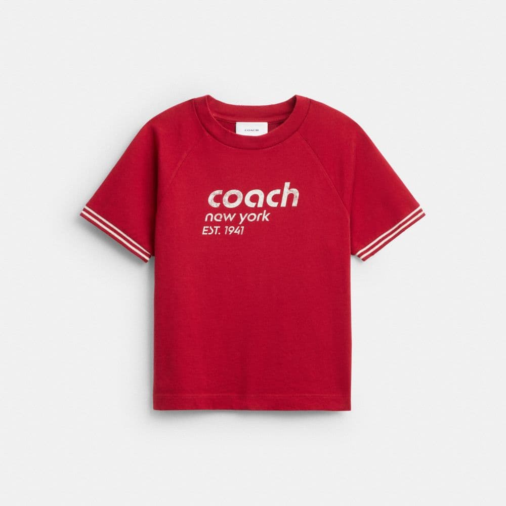 Raglan Jersey T-Shirt In Organic Cotton