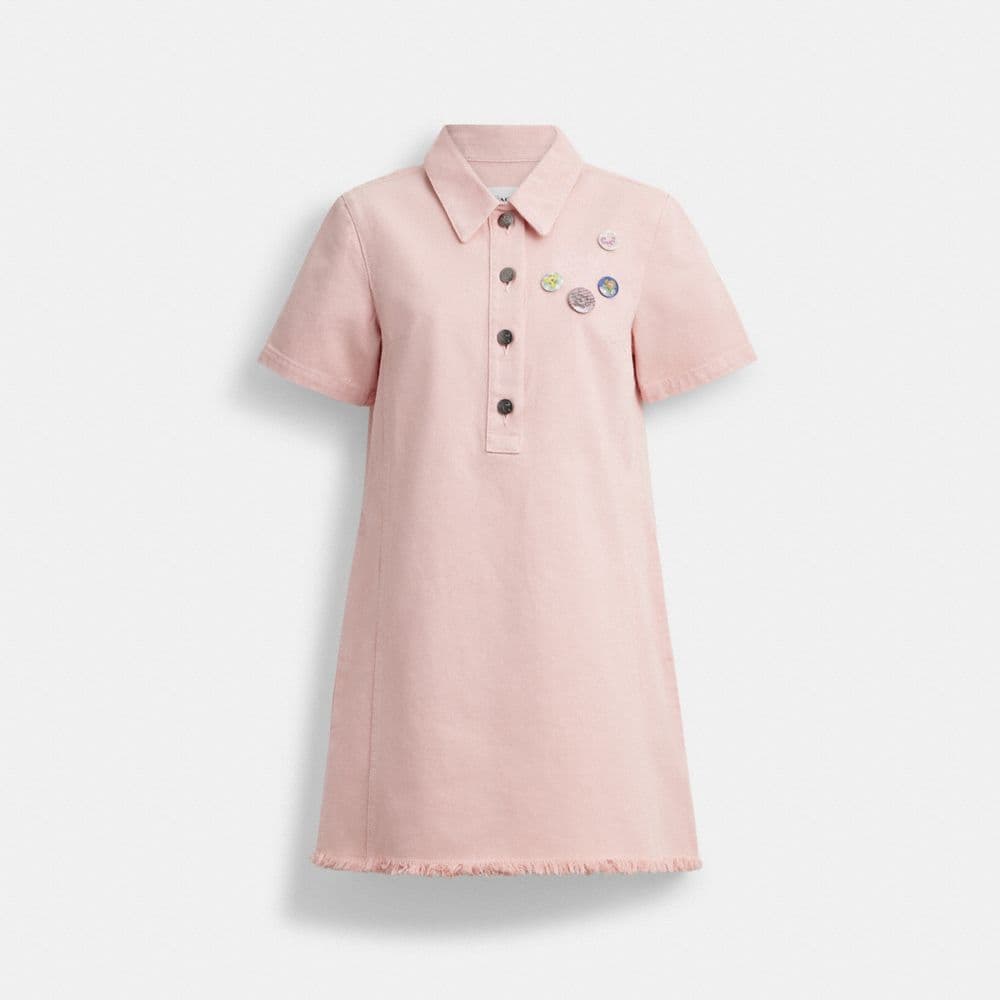 Coach | Brain Dead Short Sleeve Denim Mini Dress