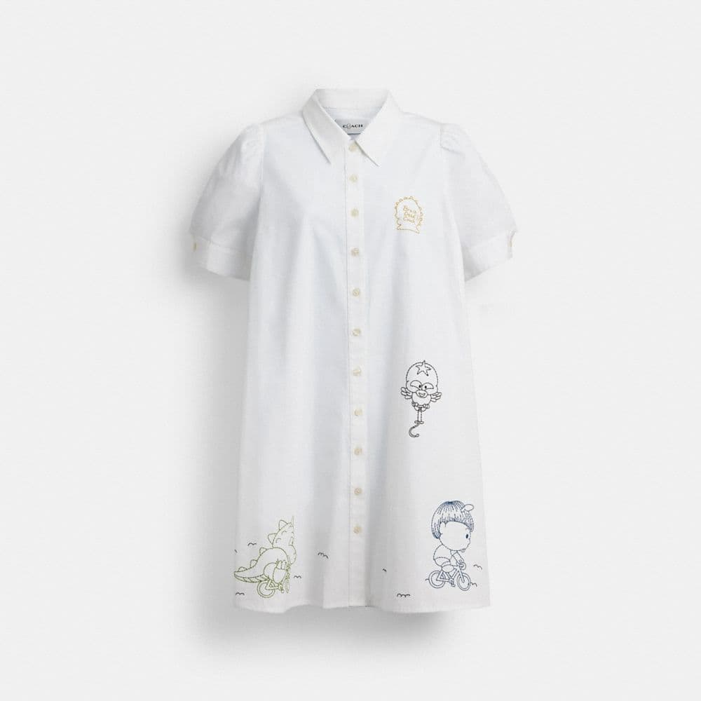 Coach | Brain Dead Embroidered Shirt Dress