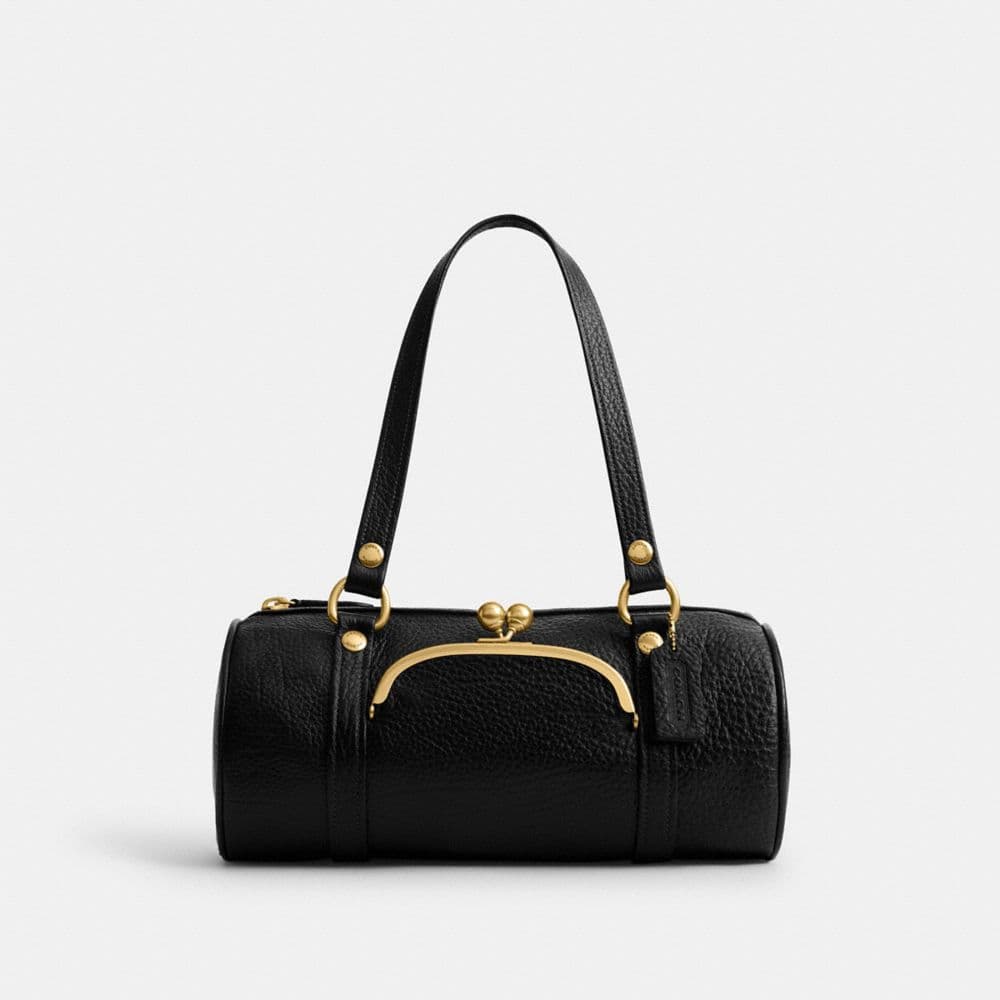 Kisslock Barrel Bag