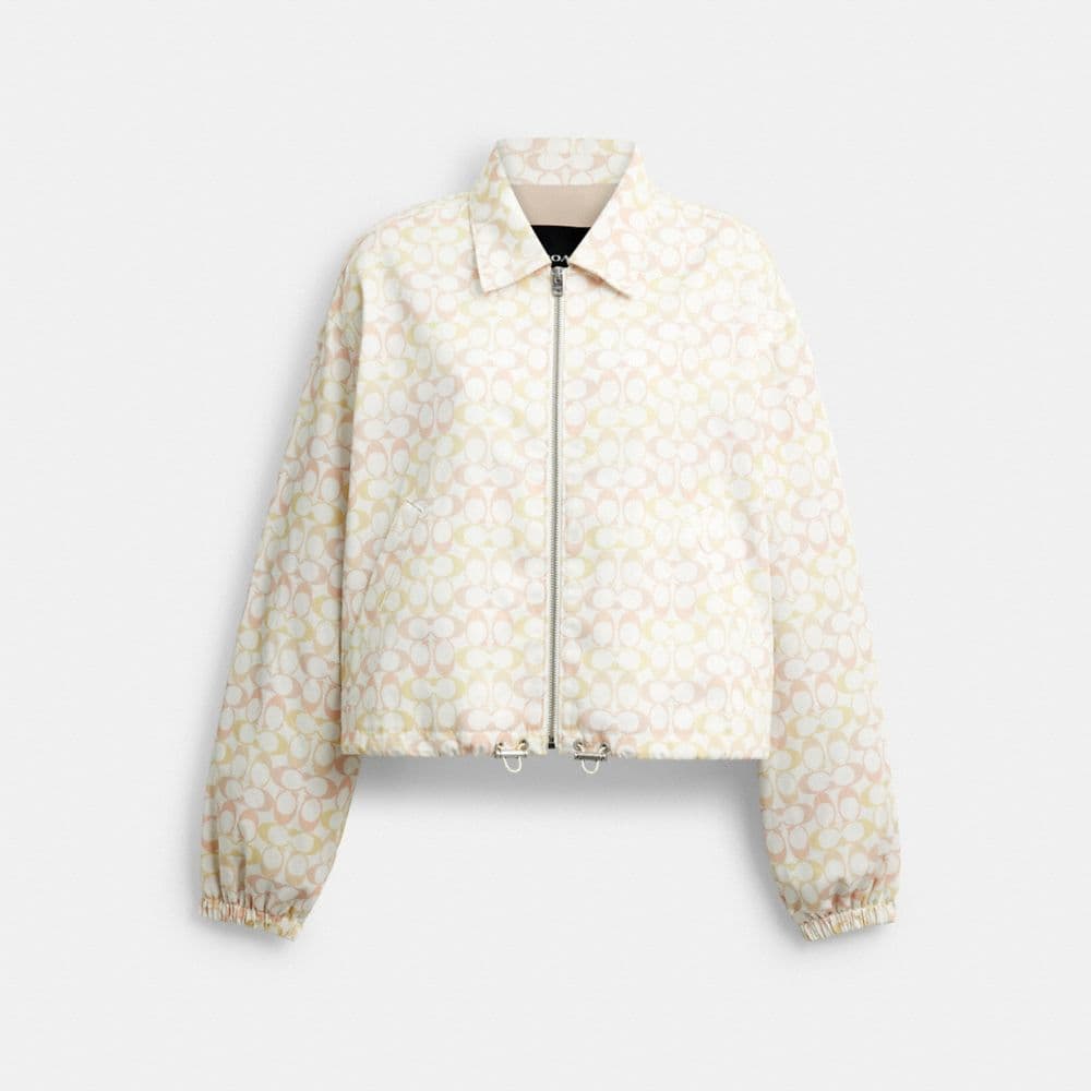 Signature Blouson Windbreaker In Recycled Polyester