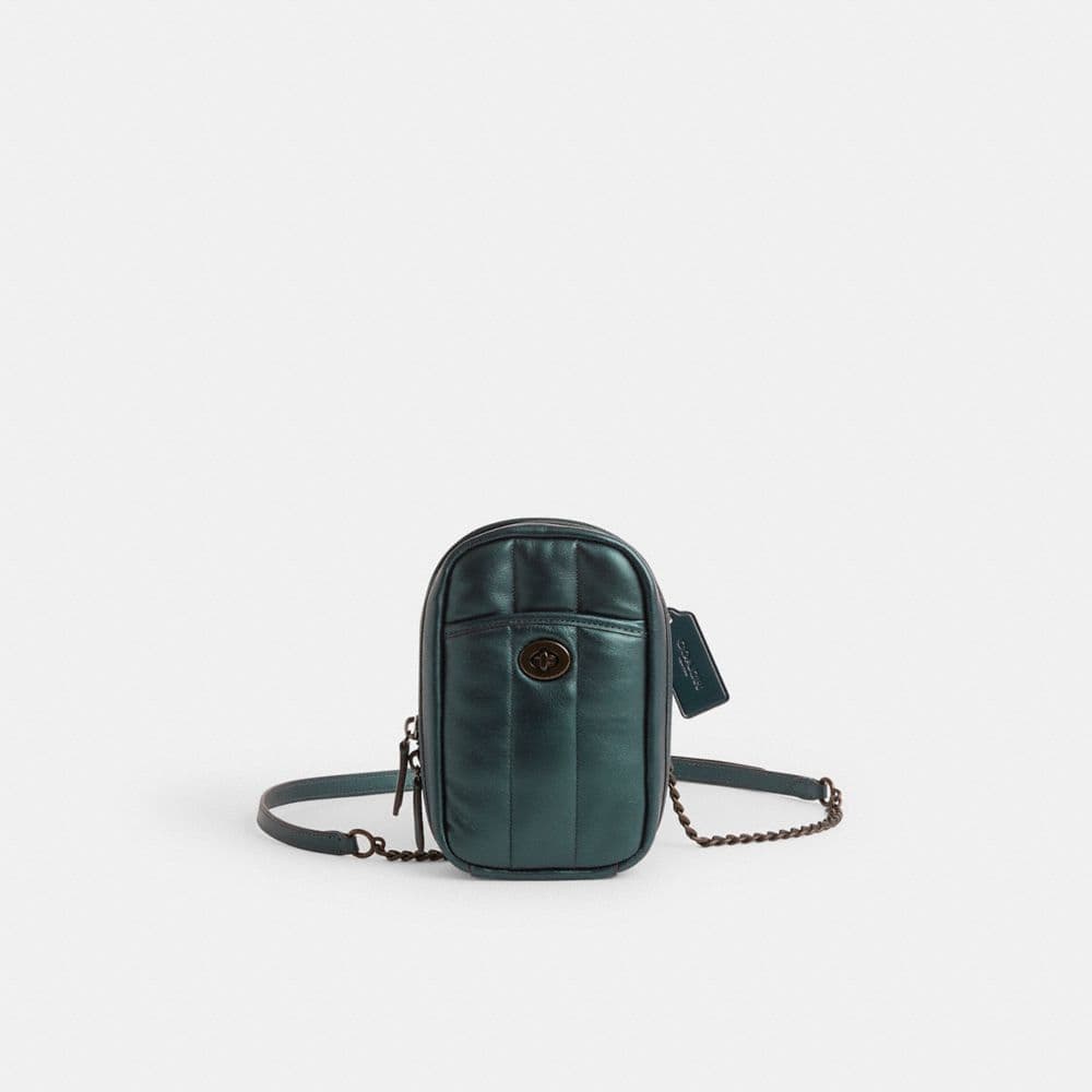 Restored Tall Camera Bag With Quilting