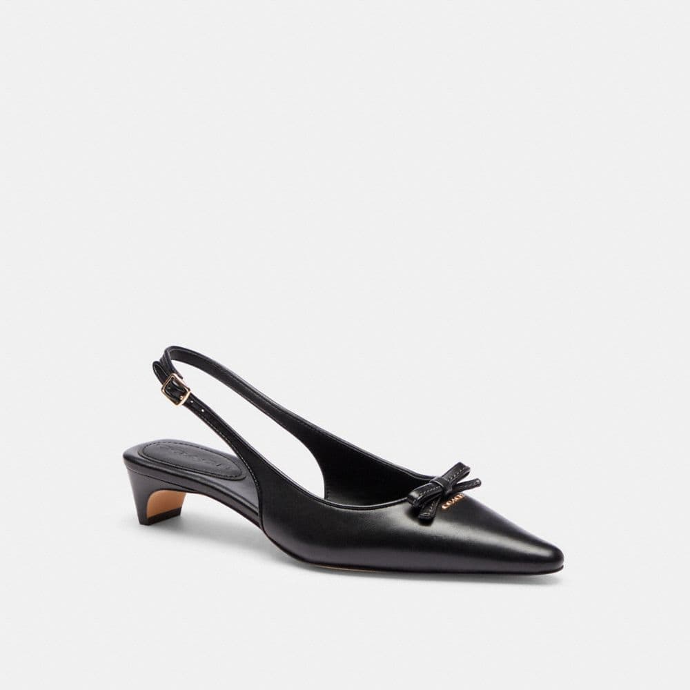 Bow Slingback Heel