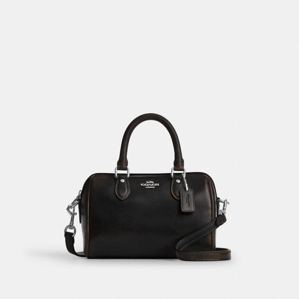 Mini Rowan Crossbody Bag In Loved Leather