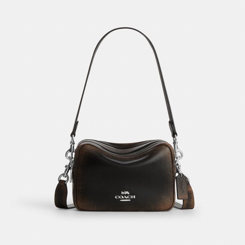 Mini Carey Crossbody Bag In Loved Leather
