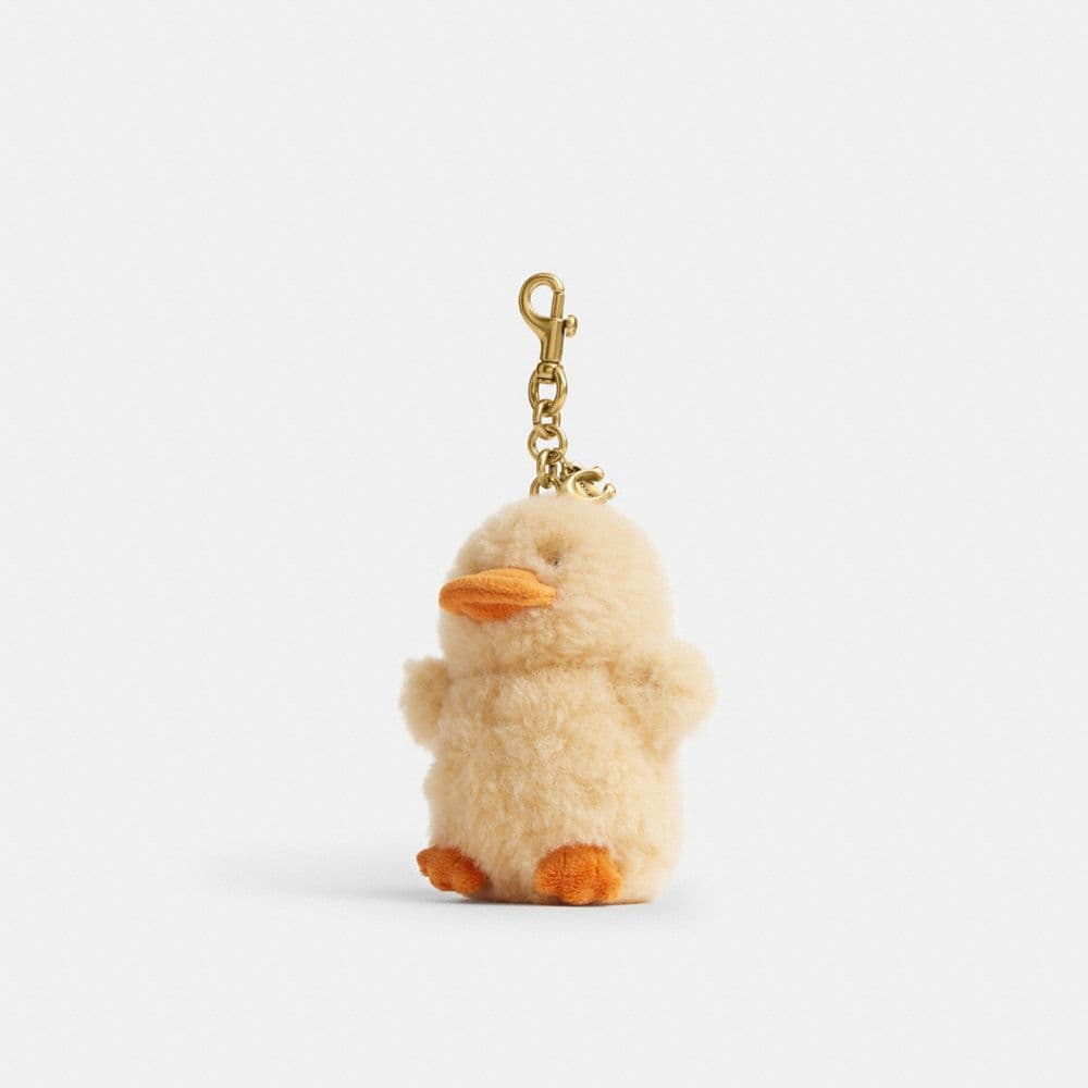 Ducky Bag Charm In Shearling