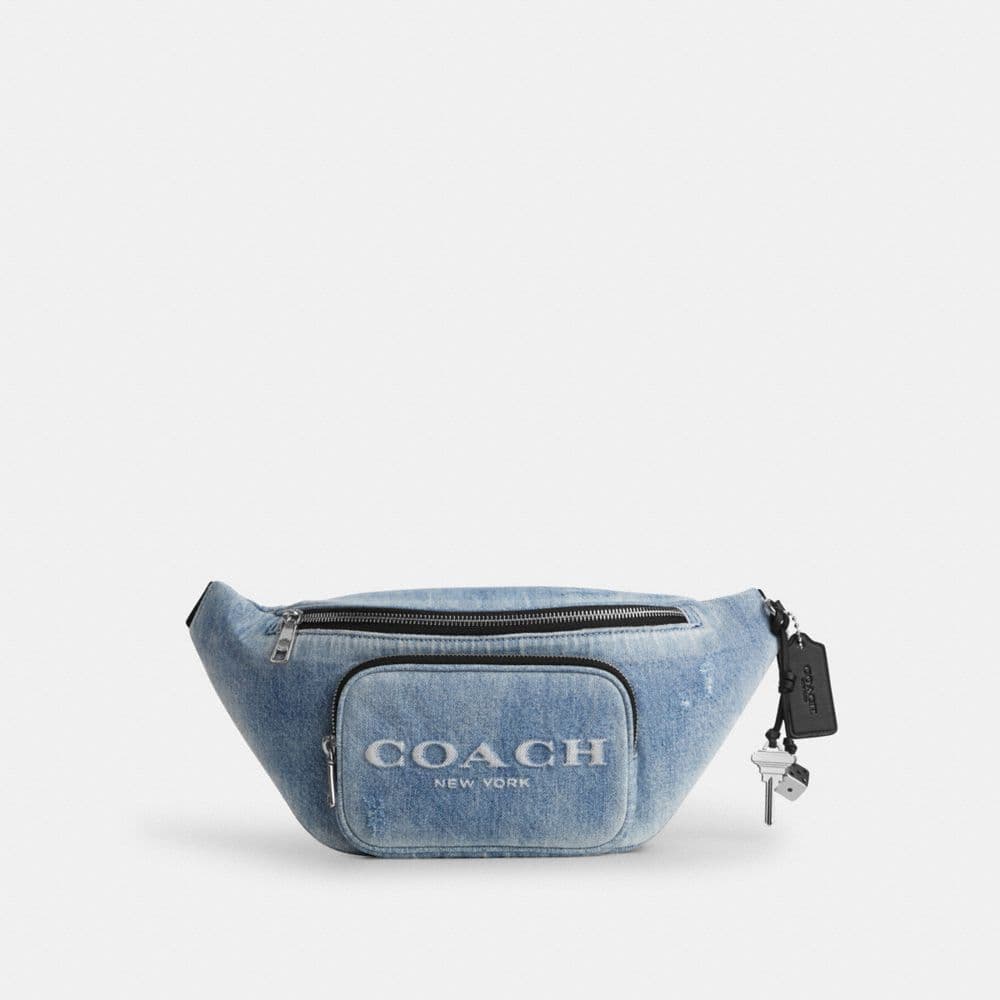Travis Belt Bag 35 In Loved Denim With Charms