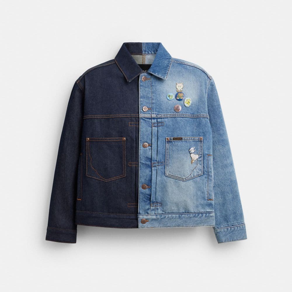 Coach | Brain Dead Split Denim Jacket In Recycled Cotton