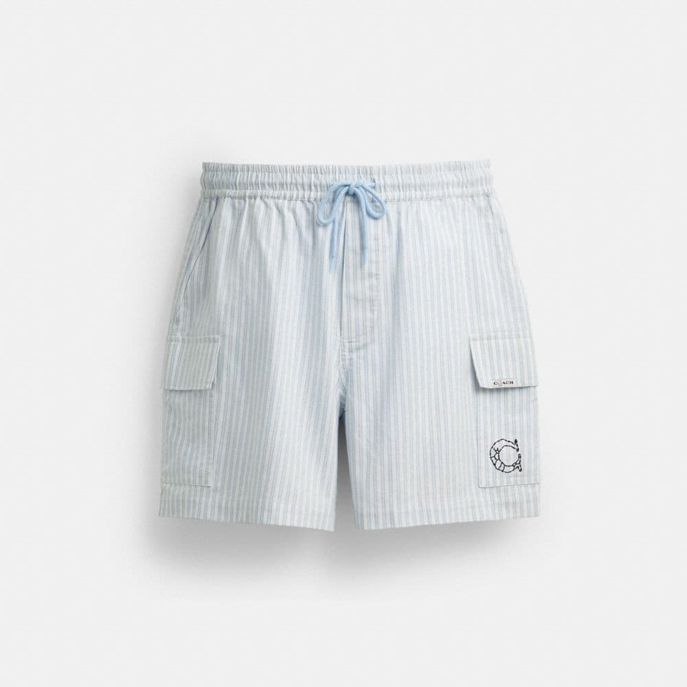 Coach | Brain Dead Striped Camp Shorts