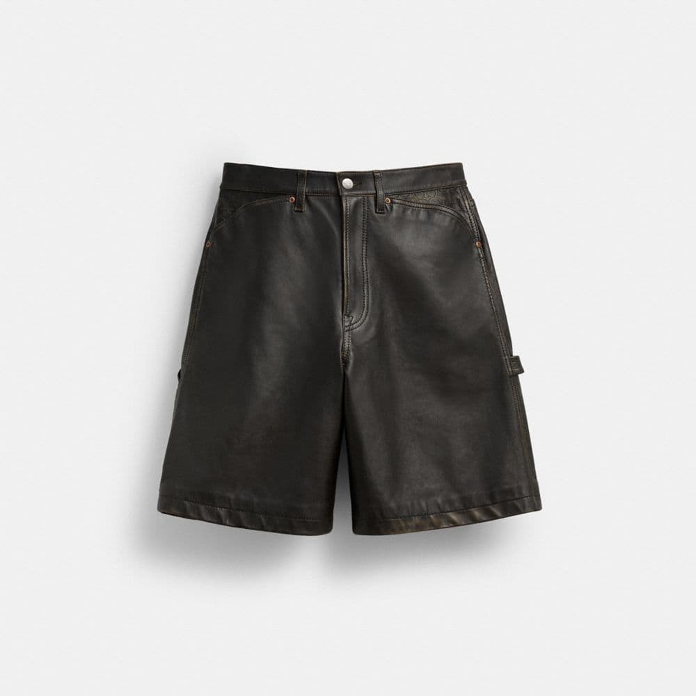 Coach | Brain Dead Loved Leather Shorts