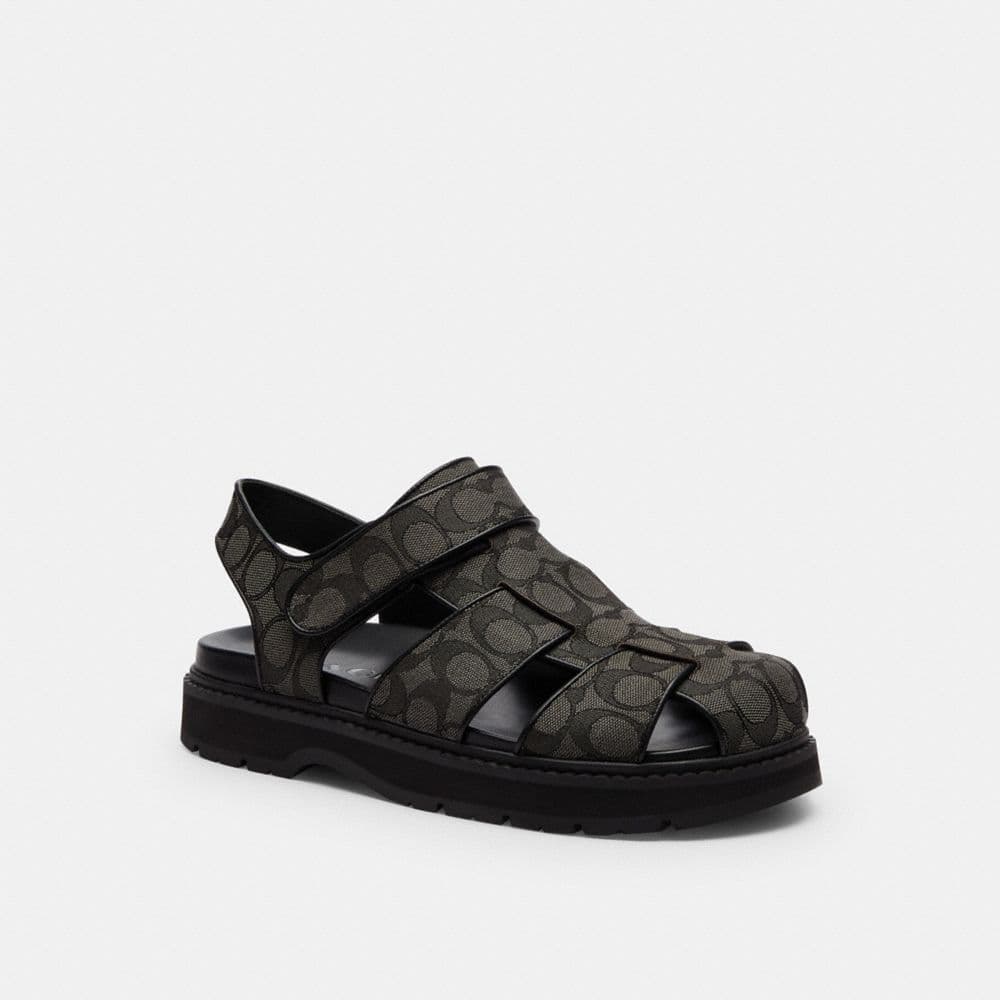 Fisherman Sandal In Signature Jacquard