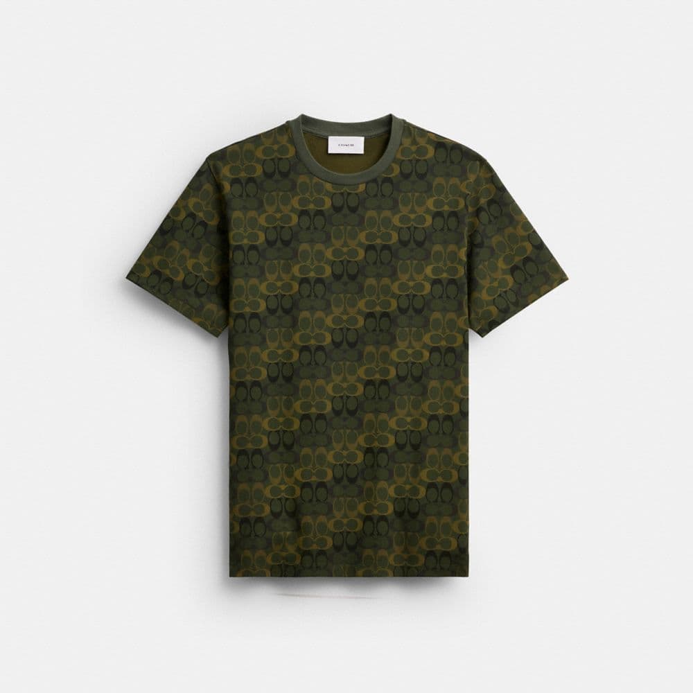 Camo Signature Classic T-Shirt In Organic Cotton