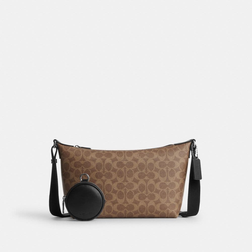 Small Finn Crossbody Bag With Pouch In Signature Canvas