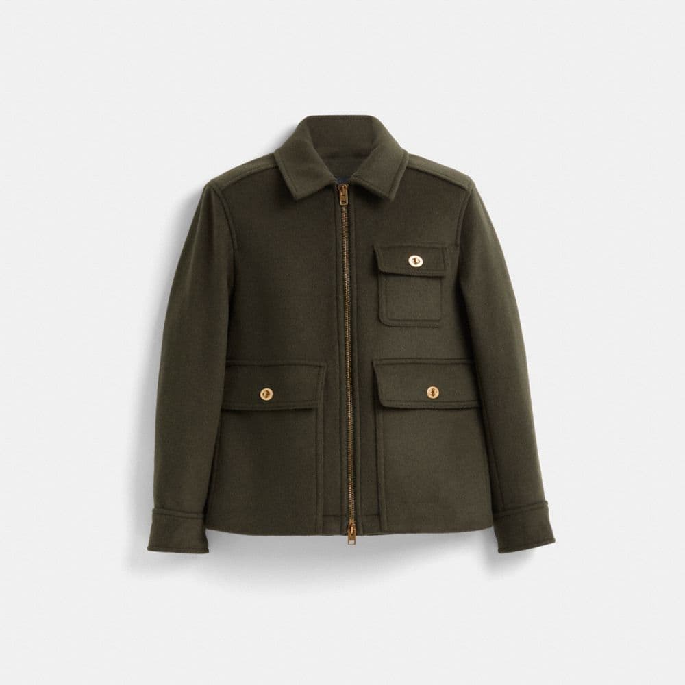 Restored Short Wool Coat