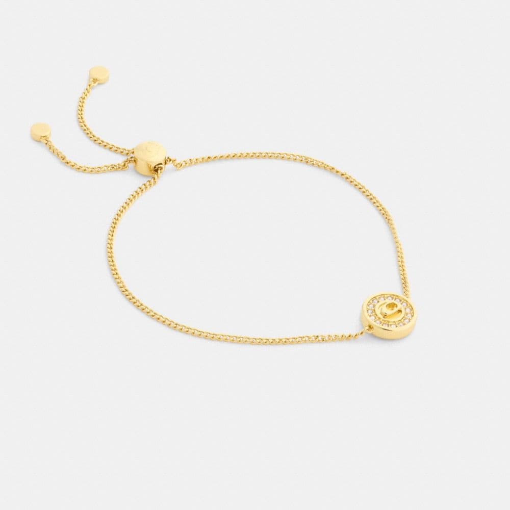 Signature Pavé Coin Pendant Necklace
