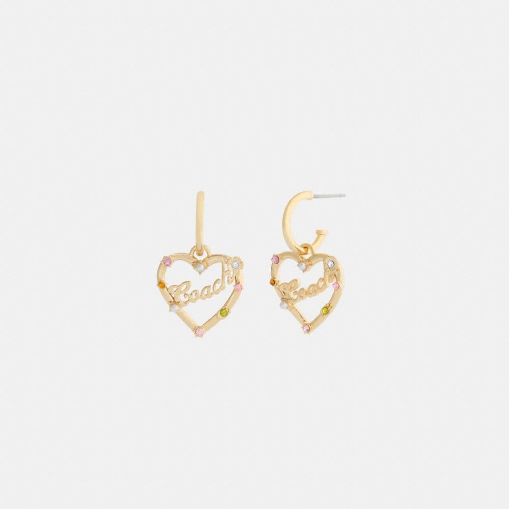 Coach Script Heart Slider Bracelet
