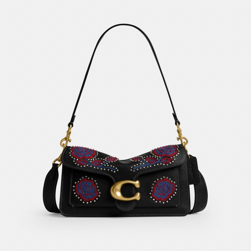 Tabby 숄더백 26 위드 Embroidered Americana