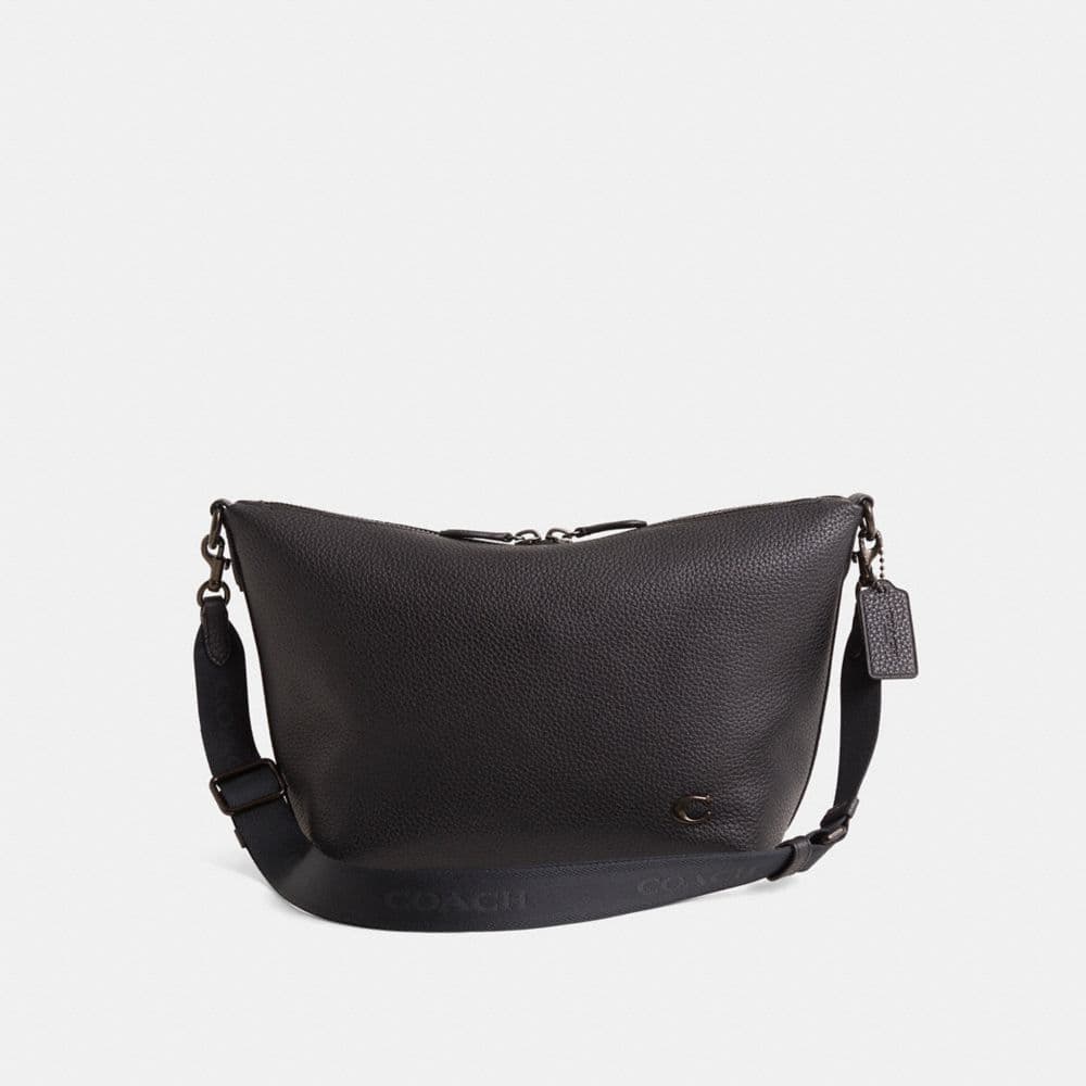 Restored Top Zip Messenger Bag