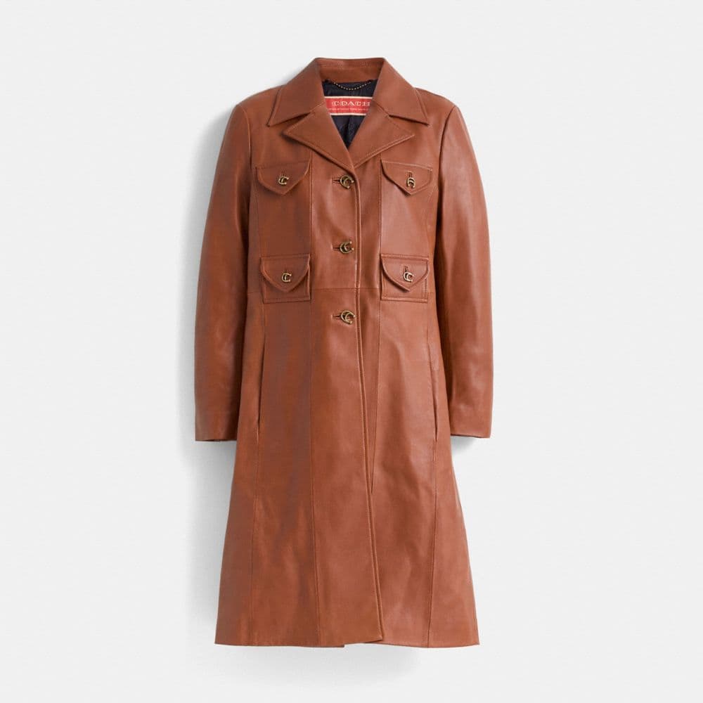 Restored Leather Coat