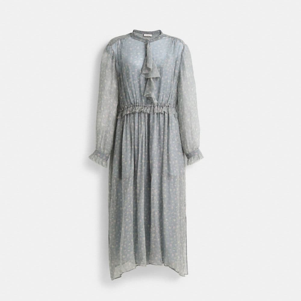 러플 프런트 리본 디테일 빈티지 드레스 (Restored Ruffle Front Dress)