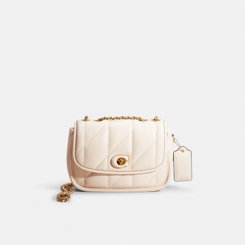 Restored Pillow Madison Shoulder Bag With Quilting
