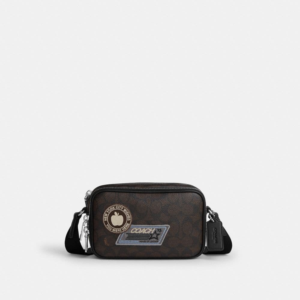 Colton Crossbody Bag 19 In Signature Canvas With Patches