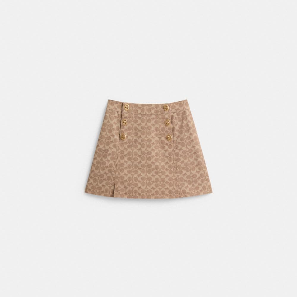 Restored Signature Short Skirt
