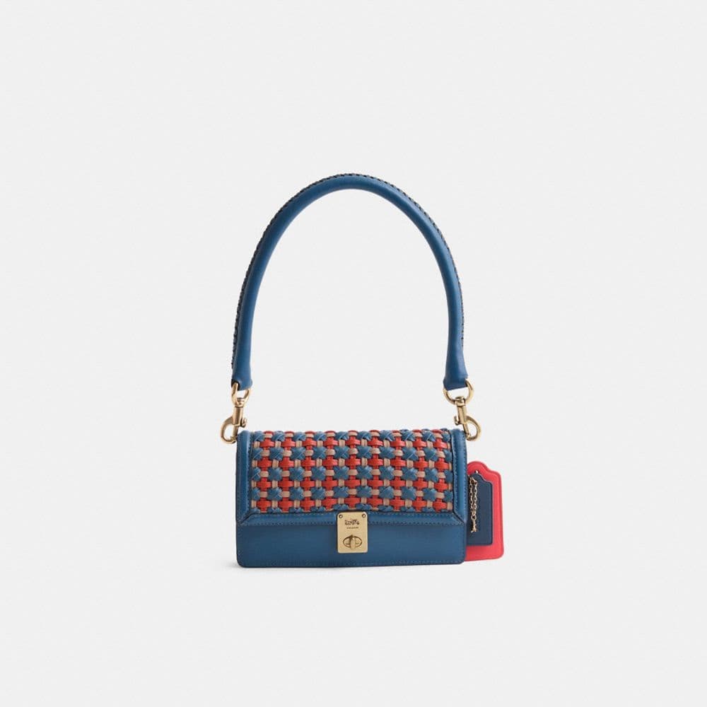 Reloved Hutton Clutch With Weaving