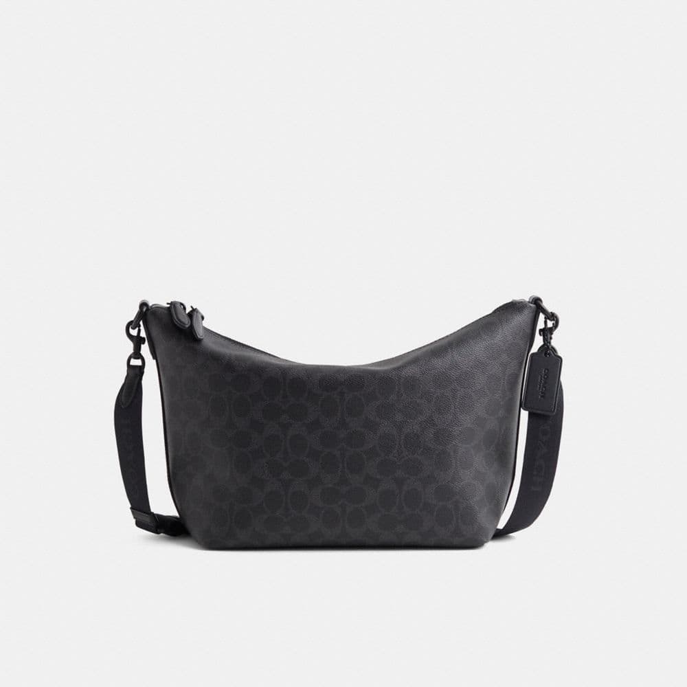 Restored Top Zip Messenger Bag In Signature Canvas