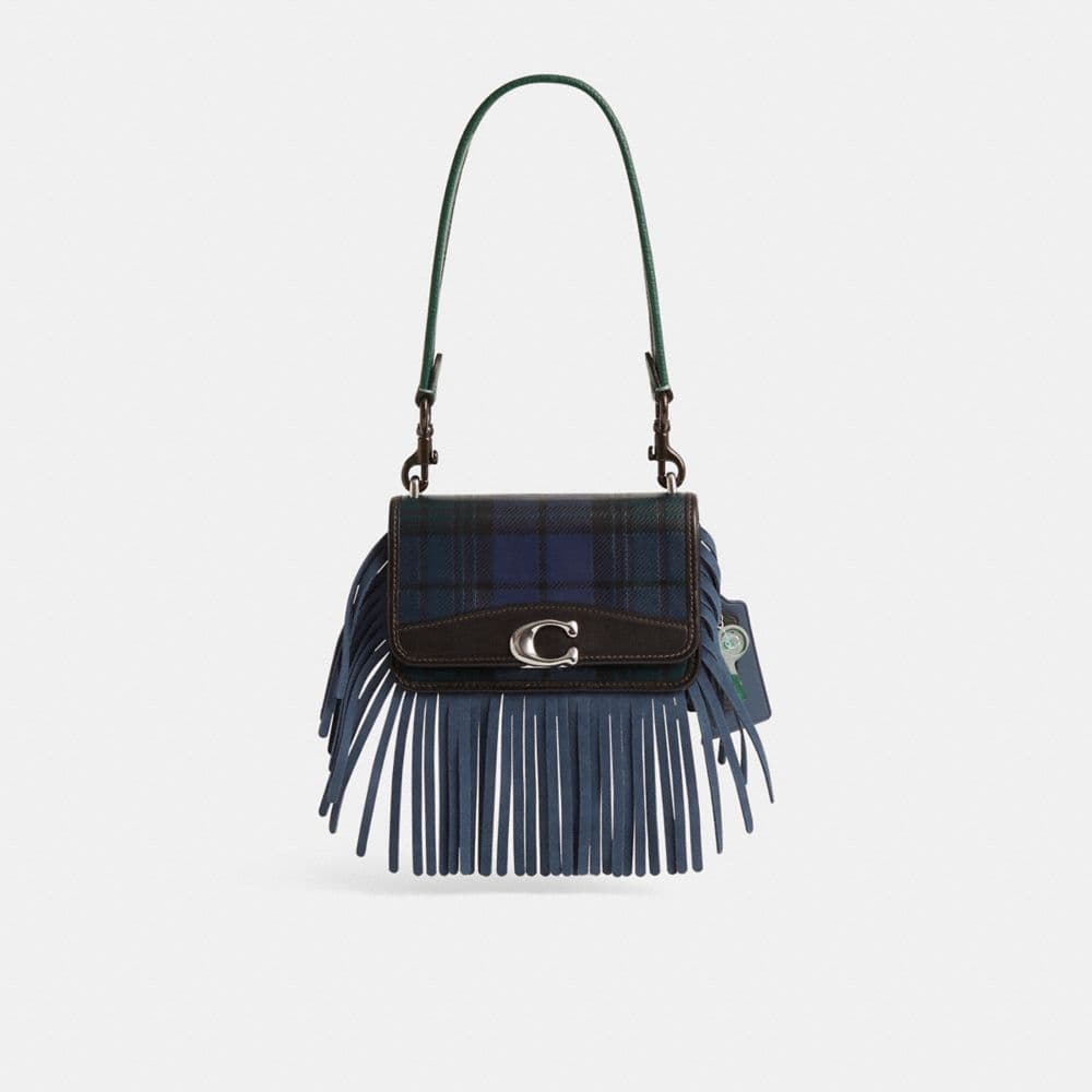 Reloved Bandit Crossbody Bag With Plaid Print