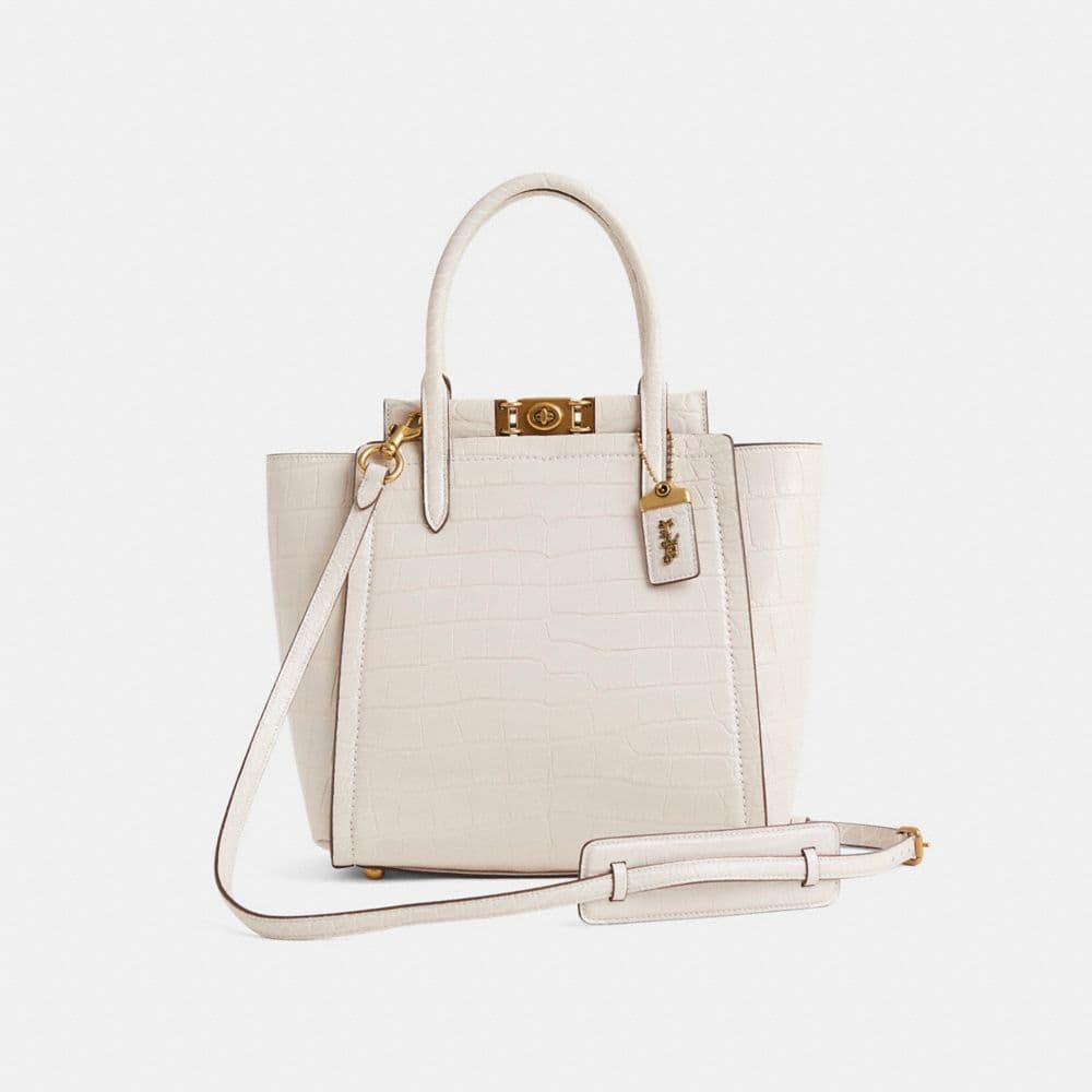 Restored Troupe Tote In Alligator