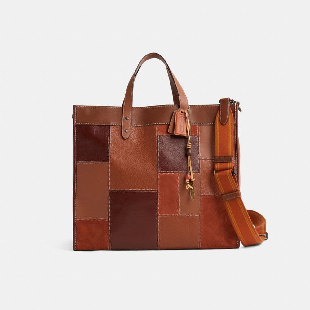 Reloved Field Tote Bag 40 With Coach Badge