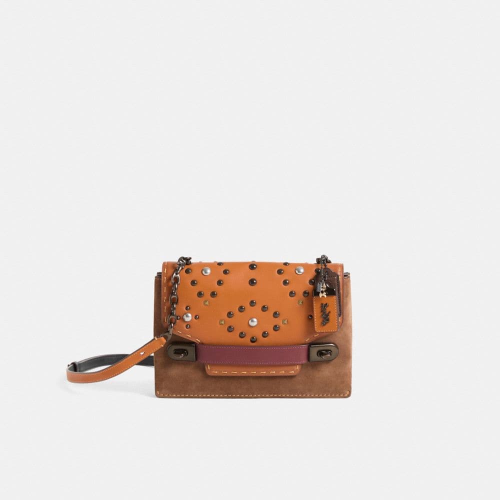 Reloved Coach Swagger Chain Crossbody In Colorblock