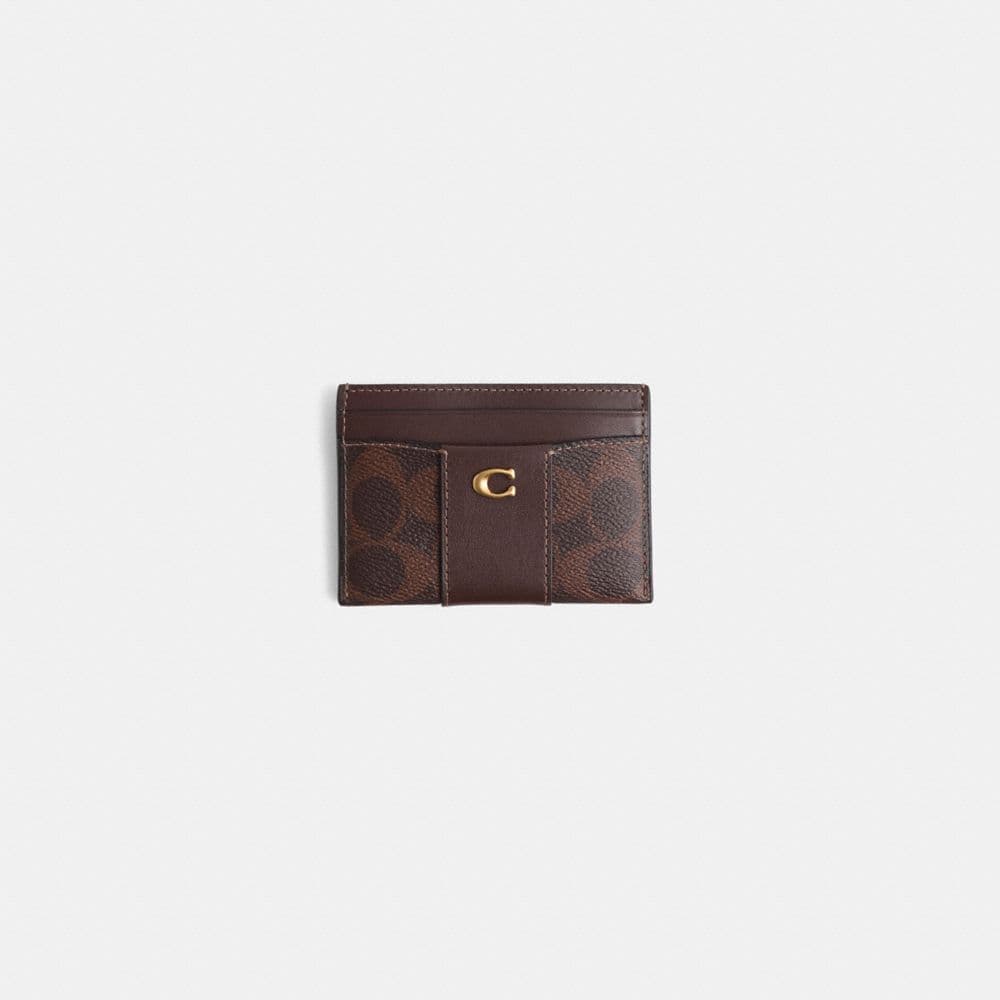 Restored Essential Card Case In Signature Canvas