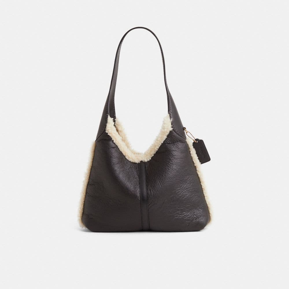 Restored Brooklyn Shoulder Bag 28 In Shearling