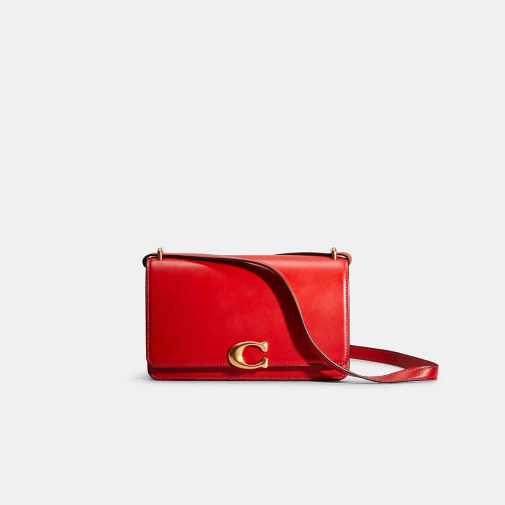 Brass/Bold Red