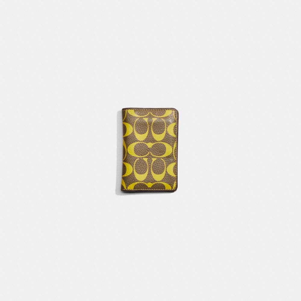 Restored Card Wallet In Signature Leather