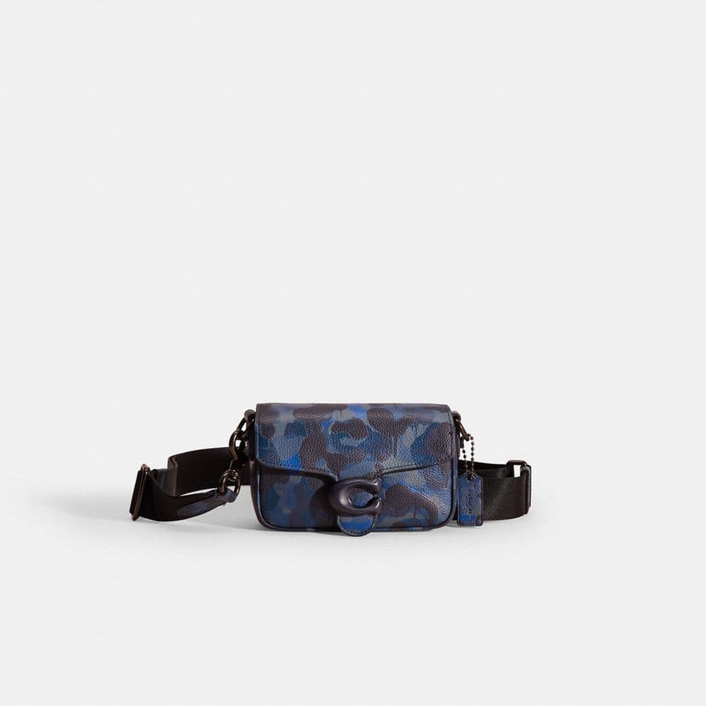 Restored Soft Tabby Crossbody 18 With Camo Print